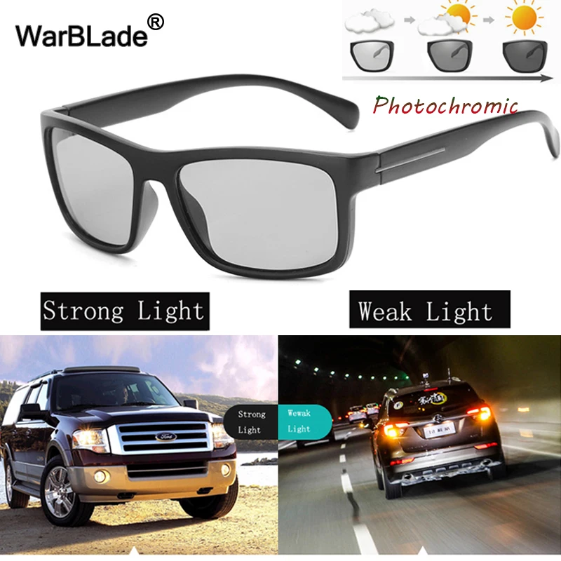 WarBLade New Polarized Photochromic Sunglasses For Men Day Night Driving Goggles Sun Glasses Chameleon Discoloration Sunglasses
WarBLade New Polarized Photochromic Sunglasses For Men Day Night Driving Goggles Sun Glasses Chameleon Discoloration Sunglasses
