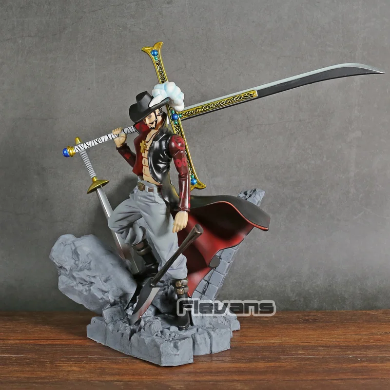 Scultures Big One Piece Dracule Mihawk Model Doll With Sword PVC Figure Collectible Model Toy
Scultures Big One Piece Dracule Mihawk Model Doll With Sword PVC Figure Collectible Model Toy