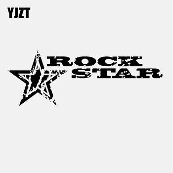 YJZT 16.2CM*5.9CM Interesting text Rock Star Rock Music Vinyl Black/Silver Car Sticker C22-0742
YJZT 16.2CM*5.9CM Interesting text Rock Star Rock Music Vinyl Black/Silver Car Sticker C22-0742