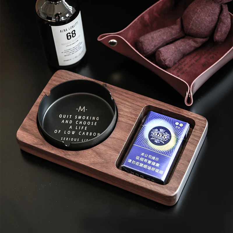 Europe Style Round Metal Ashtrays Creative Natural Wood Desk Organizers Home/Bar Cigarettes Holder Nordic Table Decor
Europe Style Round Metal Ashtrays Creative Natural Wood Desk Organizers Home/Bar Cigarettes Holder Nordic Table Decor