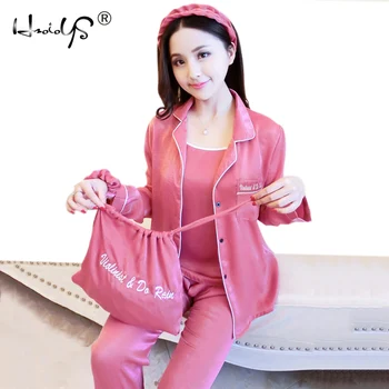 Women Pajamas 7/pcs Sets Sexy Imitation Silk Pyjamas Set Loose Casual Pijamas For Women Sleepwear Mujer Feminino Femme Pyjamas 
Women Pajamas 7/pcs Sets Sexy Imitation Silk Pyjamas Set Loose Casual Pijamas For Women Sleepwear Mujer Feminino Femme Pyjamas