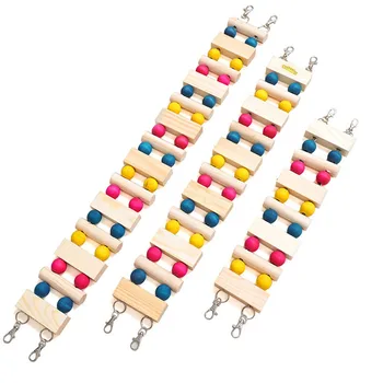 3 Size High Quality Funny Pet Mouse Hamster Rat Ladder Hanging Wood Bridge Pet Gerbil Parrot Hanging Wooden Swing Toys
3 Size High Quality Funny Pet Mouse Hamster Rat Ladder Hanging Wood Bridge Pet Gerbil Parrot Hanging Wooden Swing Toys