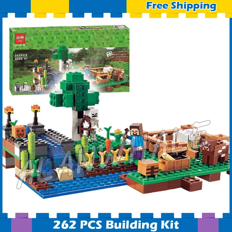 282pcs My World The Farm Cow Sheep Adventure Game 10175 Model Building Blocks Child Toys Bricks Compatible with Lego Minecrafted
282pcs My World The Farm Cow Sheep Adventure Game 10175 Model Building Blocks Child Toys Bricks Compatible with Lego Minecrafted