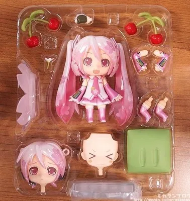 Anime Cute Nendoroid 4" Hatsune Miku figma 274# Sakura Miku PVC Action Figure Collectible Model Toy Doll 10CM 3D DIY model kits
Anime Cute Nendoroid 4" Hatsune Miku figma 274# Sakura Miku PVC Action Figure Collectible Model Toy Doll 10CM 3D DIY model kits