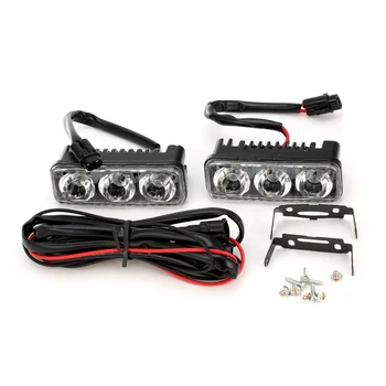 2PCS Universal Auto DRL LED Daytime Running Light High Power Aluminum with Lens DC 12v Xenon White Waterproof Car DRL Day Lights
2PCS Universal Auto DRL LED Daytime Running Light High Power Aluminum with Lens DC 12v Xenon White Waterproof Car DRL Day Lights