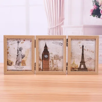 CreativeThree-Fold Photo Frame Table Vintage 5 Inch-6-7-8 Inch Three-Sided Folding Photo Frame Home Decor Wedding Photo Frame
CreativeThree-Fold Photo Frame Table Vintage 5 Inch-6-7-8 Inch Three-Sided Folding Photo Frame Home Decor Wedding Photo Frame