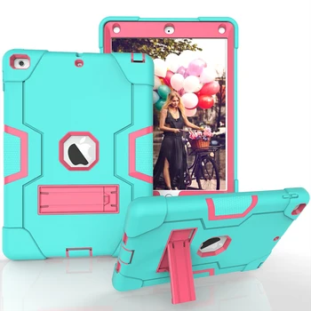 Kids Safe Silicon PC Protective Back Case for iPad 9.7 inch 2017 Shockproof Stand Back Cover Bags Case for Apple iPad 9.7" 2018
Kids Safe Silicon PC Protective Back Case for iPad 9.7 inch 2017 Shockproof Stand Back Cover Bags Case for Apple iPad 9.7" 2018