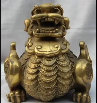 fafa880067<<8" Chinese China Feng shui Brass Money Rich Unicorn Beast Sculpture Statue
fafa880067<<8" Chinese China Feng shui Brass Money Rich Unicorn Beast Sculpture Statue