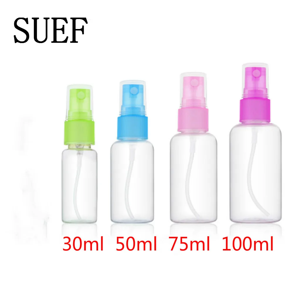 SUEF Mini Plastic Transparent Small Empty Spray Bottle For Make Up And Skin Care Refillable Random Color @2
SUEF Mini Plastic Transparent Small Empty Spray Bottle For Make Up And Skin Care Refillable Random Color @2