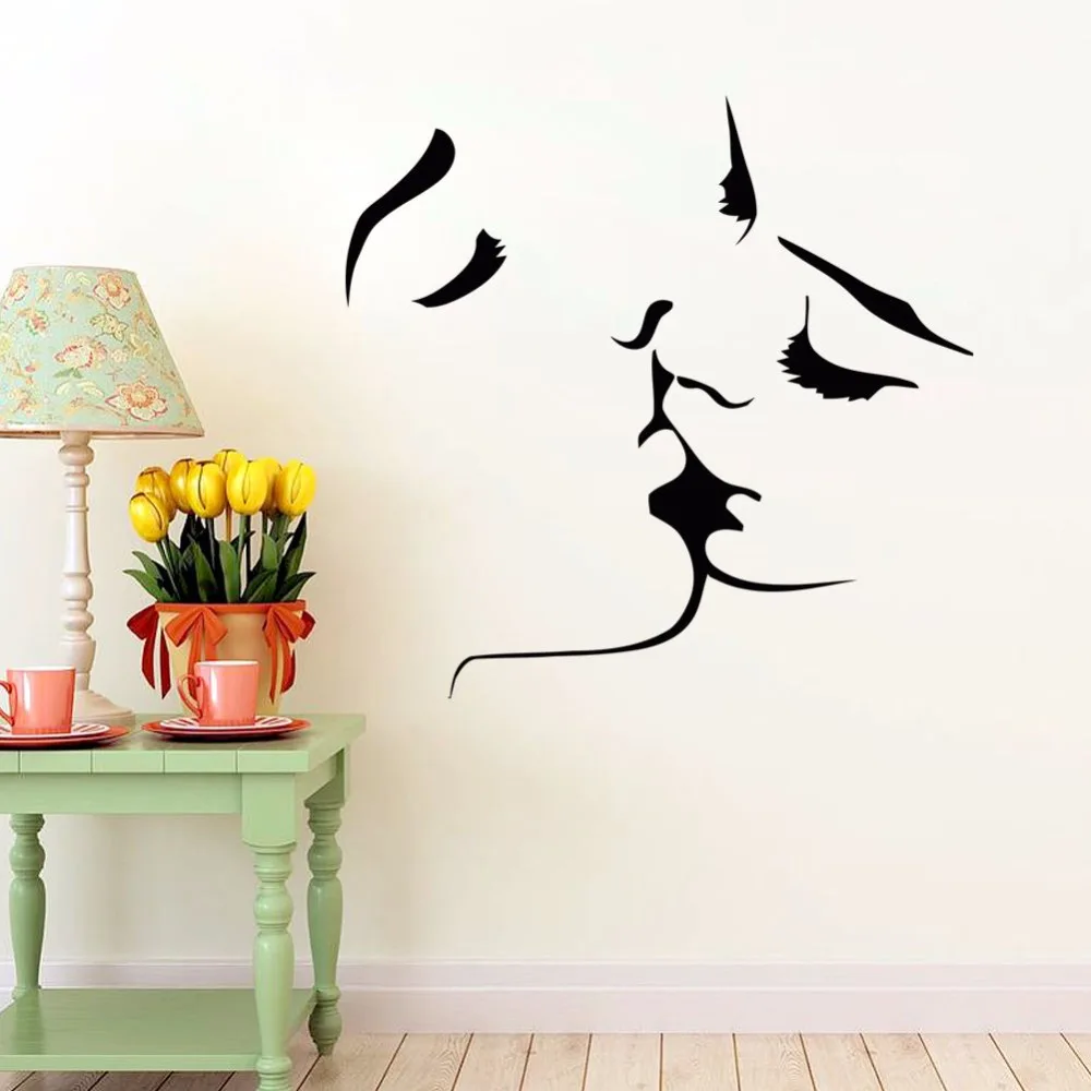 Home Wall Sticker Kissing Lover Man Women Modern Wall Decals Home Bedroom Decoration Removable Vinyl Love Couple Wallpaper AY531
Home Wall Sticker Kissing Lover Man Women Modern Wall Decals Home Bedroom Decoration Removable Vinyl Love Couple Wallpaper AY531