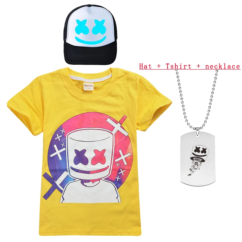 Marshmello Marshmellow Cotton T Shirt Short Sleeve Summer Cartoon T Shirts for Boys Girls Casual Tees Children Kids Tops Clothes
Marshmello Marshmellow Cotton T Shirt Short Sleeve Summer Cartoon T Shirts for Boys Girls Casual Tees Children Kids Tops Clothes