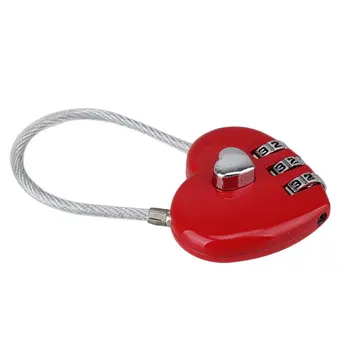 2PCS Mini Cute 3 Digits Travel Luggage Suitcase Padlock Red Heart Shaped Coded Lock
2PCS Mini Cute 3 Digits Travel Luggage Suitcase Padlock Red Heart Shaped Coded Lock