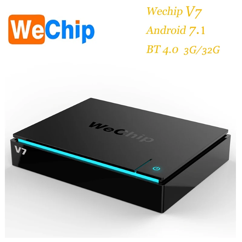 

Wechip V7 Amlogic S-912 Octa-Core Cortex-A53 Android 7.1 Mali-T820MP3 3GB+32GB Dual WIFI BT TV BOX EU