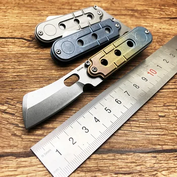 Bean S35VN Blade Titanium Handle Folding Knives Mini Butcher Survival SR Pocket Key Chain Camping Hunting Knife EDC Tools
Bean S35VN Blade Titanium Handle Folding Knives Mini Butcher Survival SR Pocket Key Chain Camping Hunting Knife EDC Tools