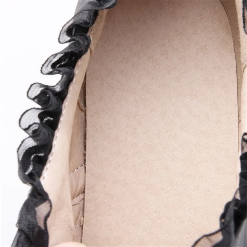 Fashion Lace Up Brogue Pumps Women Vintage Lace Lady Lolita Shoes Big Size 33-43 Platform High Heels Oxford Shoes Woman Footwear (18)