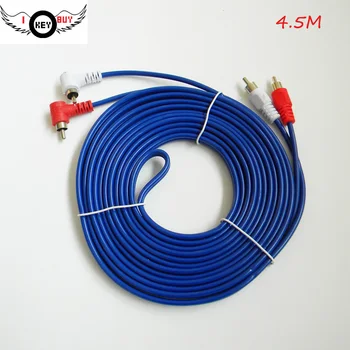 I Key Buy High-Quality 4.5M 2RCA Elbow -2RCA Lotus Line Car Audio Amplifier Kit Cable Blue
I Key Buy High-Quality 4.5M 2RCA Elbow -2RCA Lotus Line Car Audio Amplifier Kit Cable Blue