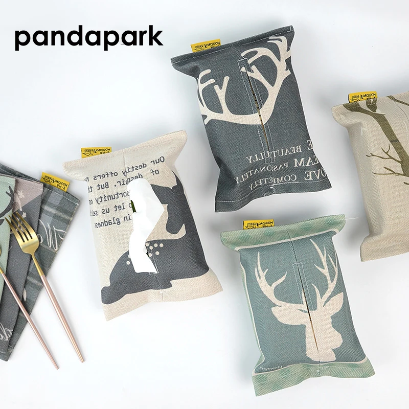 Pandapark Modern Linen Cloth Tissue Box Home Kitchen Living Room Deer Printed Paper Cover Bag Napkin Holder Tissue Boxes PPM018
Pandapark Modern Linen Cloth Tissue Box Home Kitchen Living Room Deer Printed Paper Cover Bag Napkin Holder Tissue Boxes PPM018