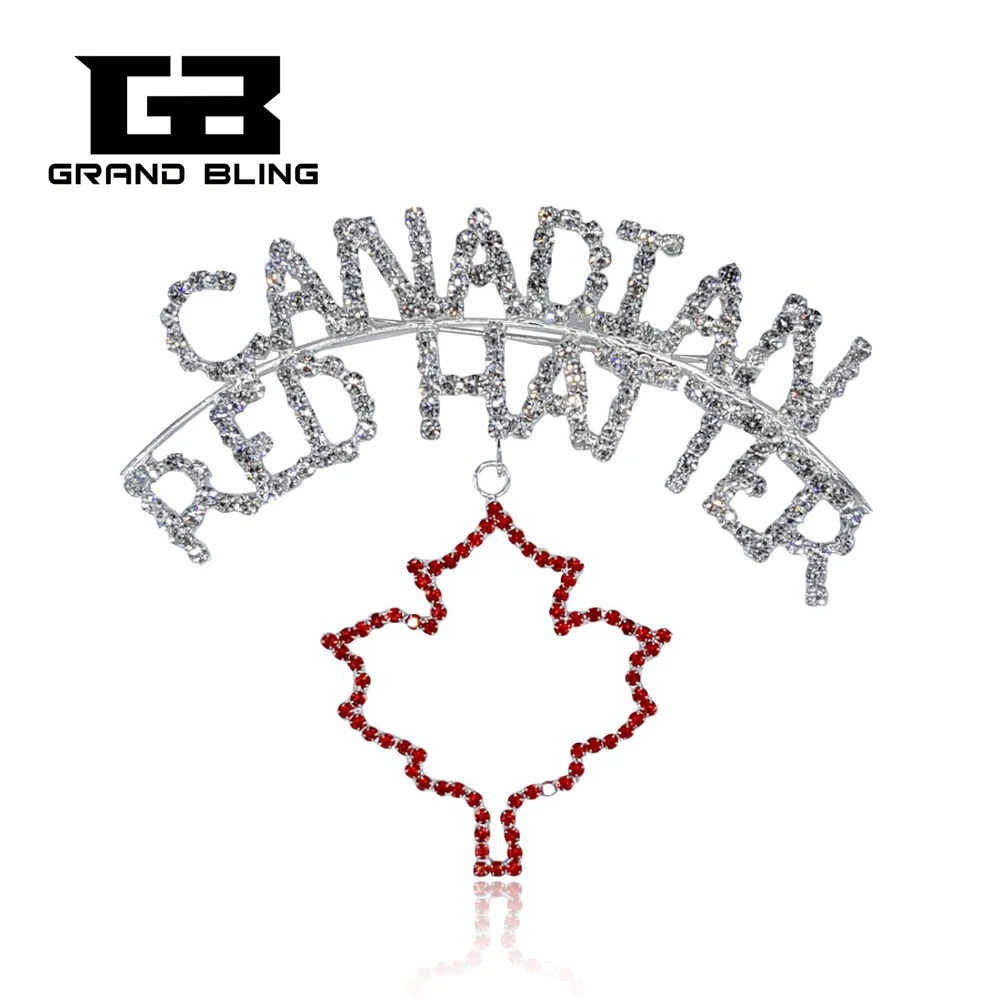 Free shipping! Fancy popular CANADIAN RED HAT rhinestone brooch pin
Free shipping! Fancy popular CANADIAN RED HAT rhinestone brooch pin