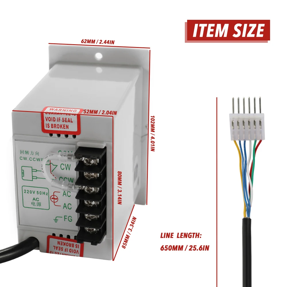 UX-52 400W Speed Motor Controller Digital Display Regulated Speed Forword Backword Controller
UX-52 400W Speed Motor Controller Digital Display Regulated Speed Forword Backword Controller