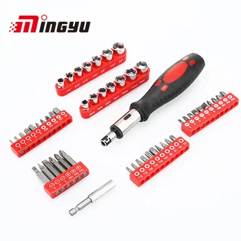 51pcs Ratchet Screwdriver Set Slotted Phillips Torx Pozidriv Bits Hex Sockets Set Hand Tool Multi Bits Screw Driver With Adapter 
51pcs Ratchet Screwdriver Set Slotted Phillips Torx Pozidriv Bits Hex Sockets Set Hand Tool Multi Bits Screw Driver With Adapter