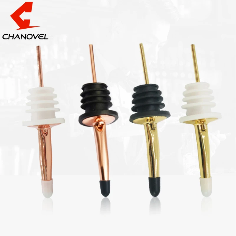 CHANOVEL 2pcs HOT Stainless steel Rose Gold wine Olive Oil Pourer Dispenser Spout Glass Bottle Pourer Black HQ
CHANOVEL 2pcs HOT Stainless steel Rose Gold wine Olive Oil Pourer Dispenser Spout Glass Bottle Pourer Black HQ