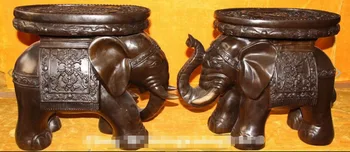 Old Chinese Pure Bronze Elephant Elephants Both Two Fish Seat Animal Statue Pair
Old Chinese Pure Bronze Elephant Elephants Both Two Fish Seat Animal Statue Pair