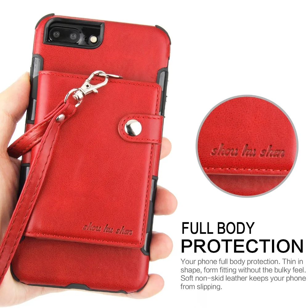 FastDeng Retro PU Leather Wallet Phone Case For iPhone 6 6s 7 8 Multi Card Pocket Case For iPhone 6p 6sp 7p 8p X XS XR XSMax
FastDeng Retro PU Leather Wallet Phone Case For iPhone 6 6s 7 8 Multi Card Pocket Case For iPhone 6p 6sp 7p 8p X XS XR XSMax