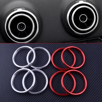 CITALL 4pcs Car Dashboard Air Vent Outlet Inside Ring Chorme Cover Trim Aluminum alloy For Audi A3 8V 2012-2018 Q2 2017 2018
CITALL 4pcs Car Dashboard Air Vent Outlet Inside Ring Chorme Cover Trim Aluminum alloy For Audi A3 8V 2012-2018 Q2 2017 2018