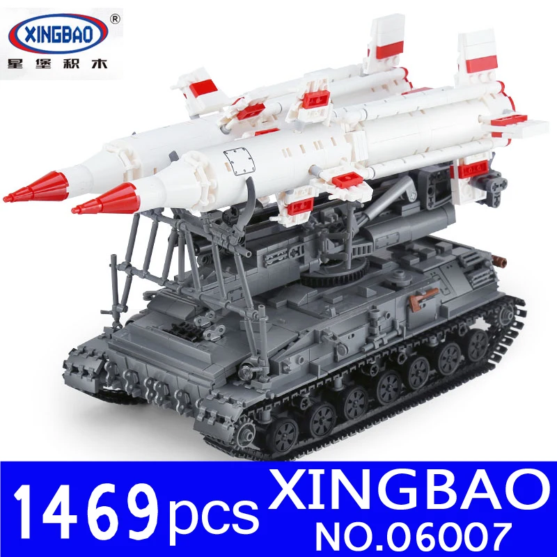 Xingbao 06007 1469Pcs Military Series The SA-4 Ganef Set Building Blocks Bricks Set Educational Children Toys Model Gifts
Xingbao 06007 1469Pcs Military Series The SA-4 Ganef Set Building Blocks Bricks Set Educational Children Toys Model Gifts