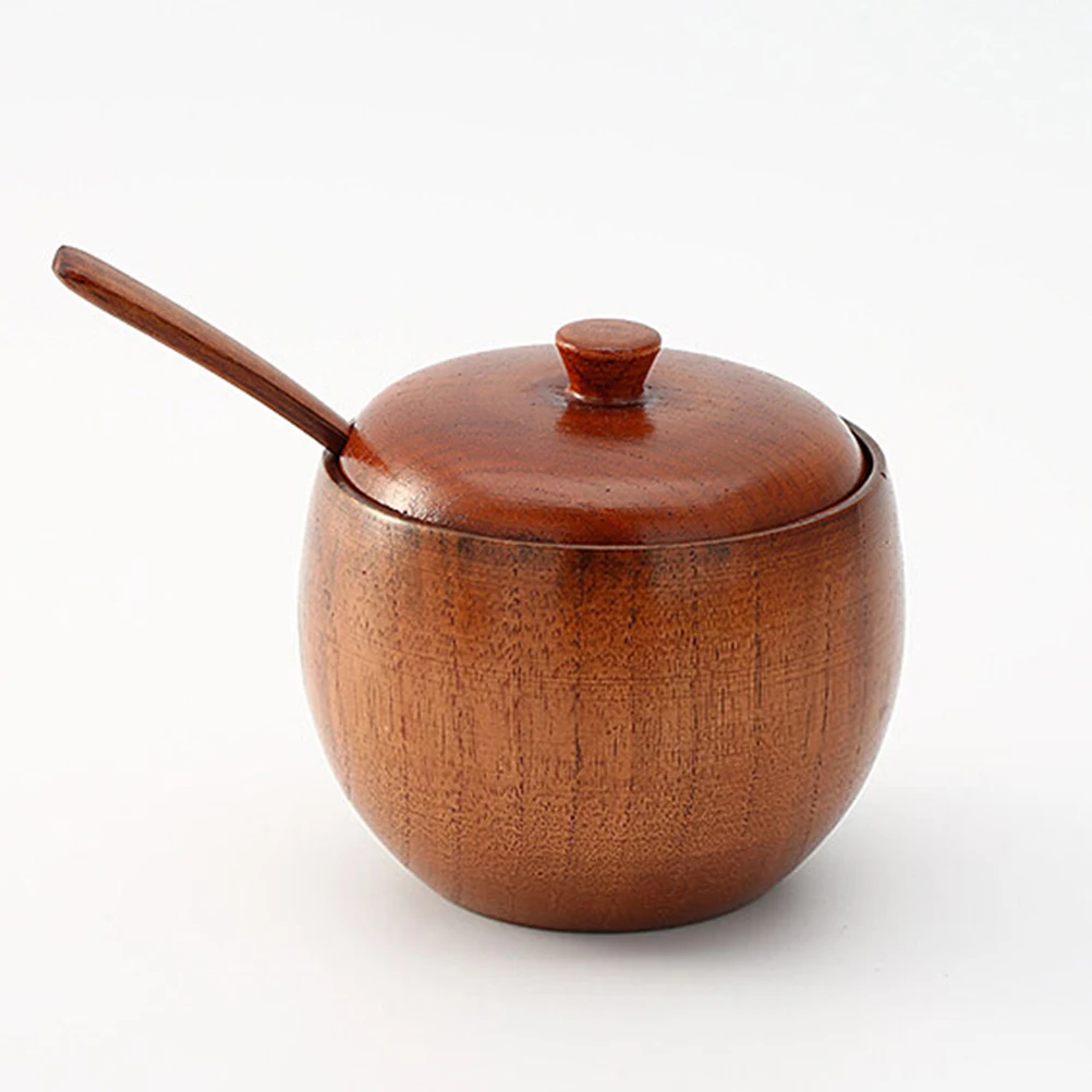 1 Set Concise Janpanese Style Solid Wood Durable Wooden Seasoning Pot Spice Jar with Spoon and Lid for Kitchen Home
1 Set Concise Janpanese Style Solid Wood Durable Wooden Seasoning Pot Spice Jar with Spoon and Lid for Kitchen Home