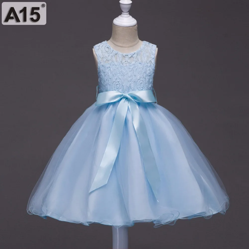 Kids Clothes Children's Princess Costume Wedding Party Elegant Dress Red Lace Flower Teenage Girls Dresses 14 Year Size 4 5 6 8 | Детская