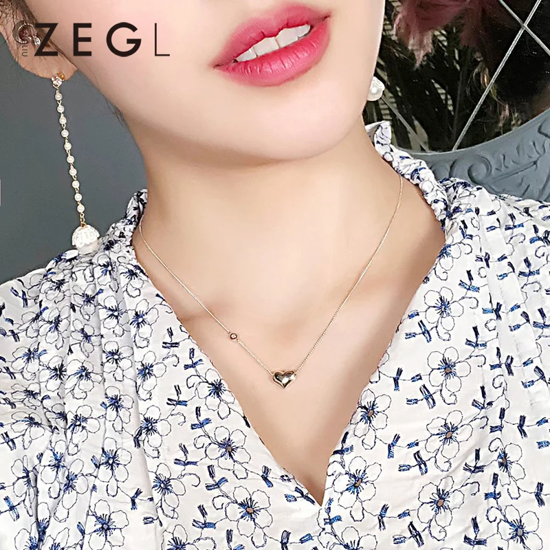 ZEGL Love Heart Necklace Pendant Necklace Heart Shaped Necklace chokers necklaces for women
ZEGL Love Heart Necklace Pendant Necklace Heart Shaped Necklace chokers necklaces for women
