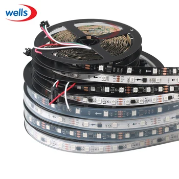 LED 5M WS2811 Strip Light DC12V Waterproof IP67 / Not Waterproof IP30 RGB Addressable 30 48 60LEDs/M pixels strip 1 IC to 3 LEDs
LED 5M WS2811 Strip Light DC12V Waterproof IP67 / Not Waterproof IP30 RGB Addressable 30 48 60LEDs/M pixels strip 1 IC to 3 LEDs