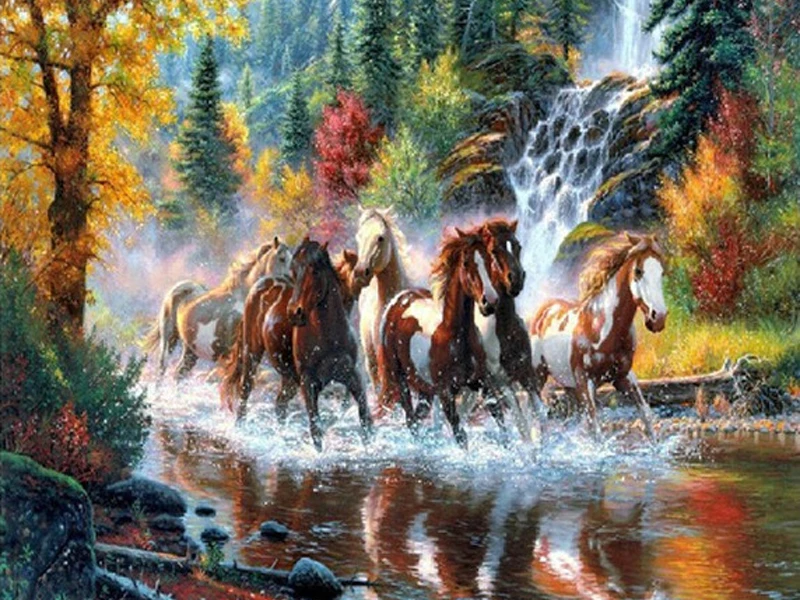 YIKEE diamond painting fire horse Full Square Rhinestones Pictures Cross Stitch Mosaic House k487
YIKEE diamond painting fire horse Full Square Rhinestones Pictures Cross Stitch Mosaic House k487
