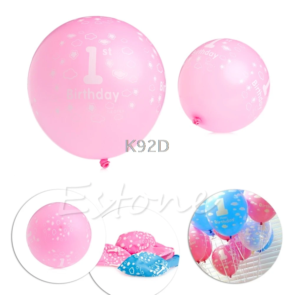 Baby 1st First Birthday Ballons Girl Boy Printed Number 1 Party Decoration 2PCS/SET O28 
Baby 1st First Birthday Ballons Girl Boy Printed Number 1 Party Decoration 2PCS/SET O28