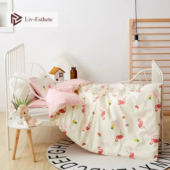 Liv-Esthete 2020 New 100% Cotoon Flamingo Kids Cartoon Blue Bedding Set Duvet Cover Pillowcase Bed Linen For Mom Baby 3Pcs
Liv-Esthete 2020 New 100% Cotoon Flamingo Kids Cartoon Blue Bedding Set Duvet Cover Pillowcase Bed Linen For Mom Baby 3Pcs