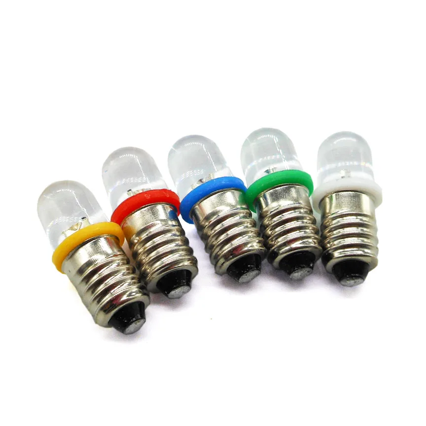 E10 Screw Lamp LED 2V 3V 3.8V 4.5V 4.8V Old Flashlight Small Bulb 0.25W White Blue Green Yellow Red Color Light Beads 10pcs/lot
E10 Screw Lamp LED 2V 3V 3.8V 4.5V 4.8V Old Flashlight Small Bulb 0.25W White Blue Green Yellow Red Color Light Beads 10pcs/lot