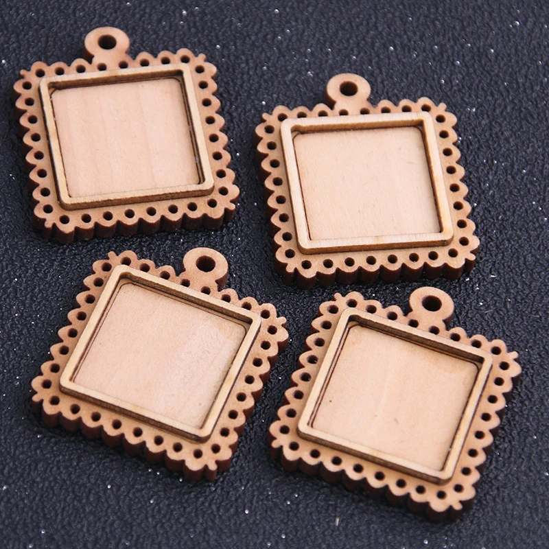 2pcs/lot 25mm Inner Size Wood color Square Wood Cabochon Base Setting Charms Pendant Necklace Findings 8E
2pcs/lot 25mm Inner Size Wood color Square Wood Cabochon Base Setting Charms Pendant Necklace Findings 8E
