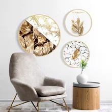 Nordic Golden plants flowers canvas painting round poster and print modern wall art decor for living room bedroom aisle studio
Nordic Golden plants flowers canvas painting round poster and print modern wall art decor for living room bedroom aisle studio