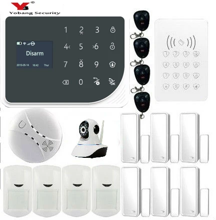 YoBang Security Wireless Wired Home Security WIFI GSM Alarm System APP Remote Control Touch Keyboard Realease Video IP Camera
YoBang Security Wireless Wired Home Security WIFI GSM Alarm System APP Remote Control Touch Keyboard Realease Video IP Camera