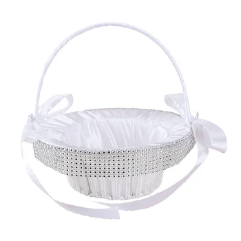 Wedding Basket Flower Girl Basket For Ceremony Wedding Decoration Love Case Satin Basket Storage Flower Girl Basket Container
Wedding Basket Flower Girl Basket For Ceremony Wedding Decoration Love Case Satin Basket Storage Flower Girl Basket Container