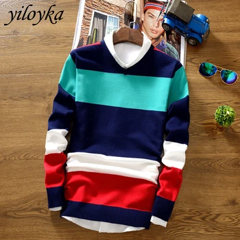 2019 New Autumn Fashion Men's Sweater Striped Casual Sweater O-Neck Slim Fit Knitting Mens Sweaters And Pullovers Pullover Men
2019 New Autumn Fashion Men's Sweater Striped Casual Sweater O-Neck Slim Fit Knitting Mens Sweaters And Pullovers Pullover Men