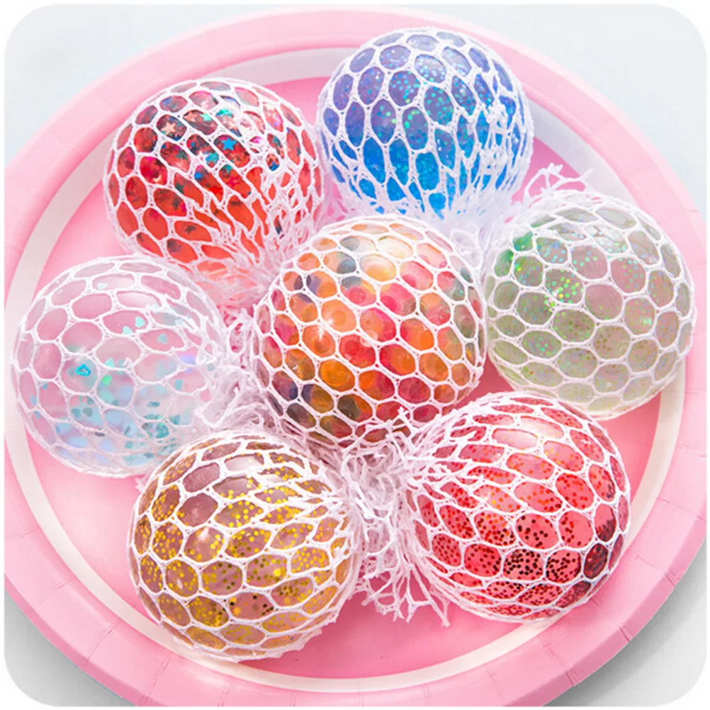 1PCS Random 6cm Grape Shape Release Pressure Stress Ball Sequin Squeeze Ball Hand Wrist Exercise Stress For Children Adult
1PCS Random 6cm Grape Shape Release Pressure Stress Ball Sequin Squeeze Ball Hand Wrist Exercise Stress For Children Adult