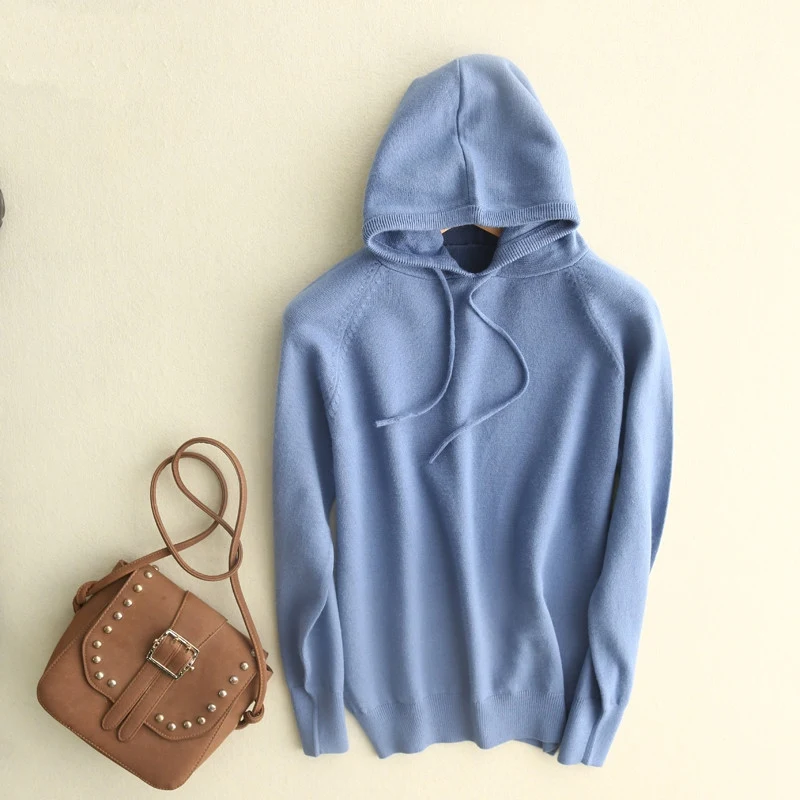 2019 Autumn Winter Hot Sales Women Cashmere Wool Sweater Caps Collar Keep Warm Solid Color Long Sleeve Pullovers
2019 Autumn Winter Hot Sales Women Cashmere Wool Sweater Caps Collar Keep Warm Solid Color Long Sleeve Pullovers