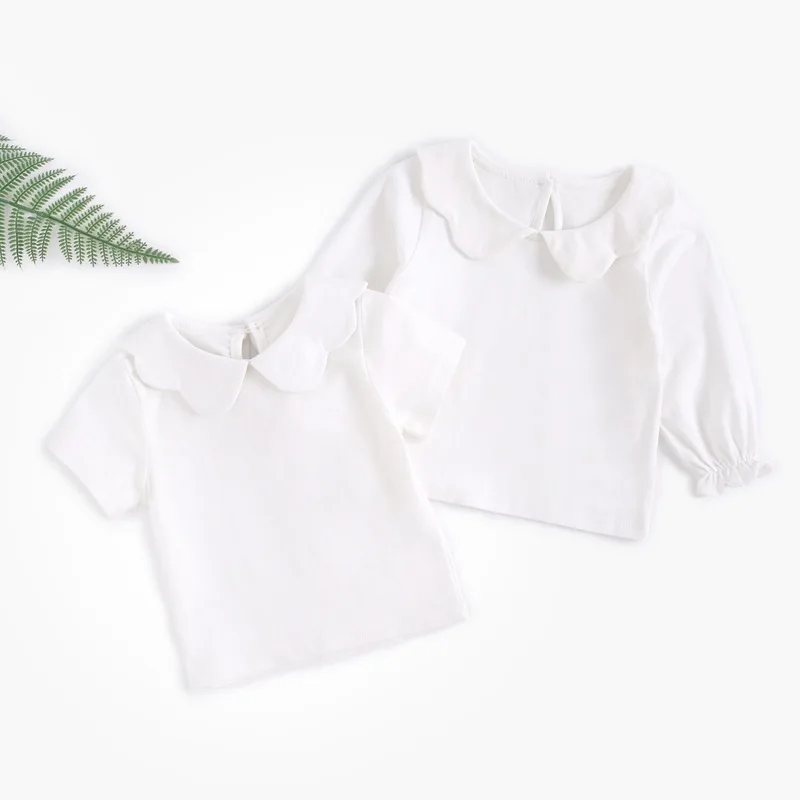 0-3 Yrs Newborn Baby Girl Clothes White T-Shirts Autumn/Summer Cotton Long Sleeved Tops Infant Baby Boys Toddler Blouse Outfit
0-3 Yrs Newborn Baby Girl Clothes White T-Shirts Autumn/Summer Cotton Long Sleeved Tops Infant Baby Boys Toddler Blouse Outfit