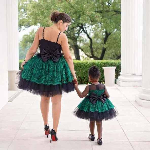 emerald green dress for little girl