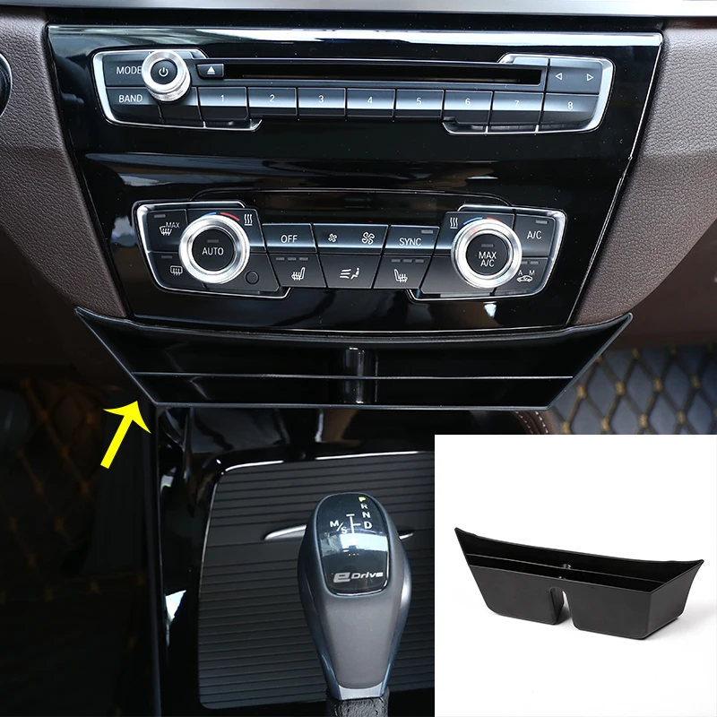 New Black Phone Car Tray Plastic Center Console Storage Box For BMW X1 F48 2016-2018 Car Accessories For BMW X2 F47 2018
New Black Phone Car Tray Plastic Center Console Storage Box For BMW X1 F48 2016-2018 Car Accessories For BMW X2 F47 2018