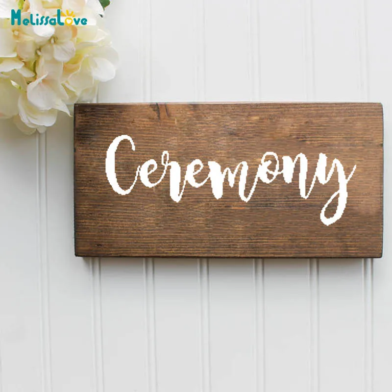 Ceremony Words Stickers for Wedding Rustic Wedding Decoration Decals 14 Different Fonts Removable Vinyl Wall Sticker Mural ZB587
Ceremony Words Stickers for Wedding Rustic Wedding Decoration Decals 14 Different Fonts Removable Vinyl Wall Sticker Mural ZB587