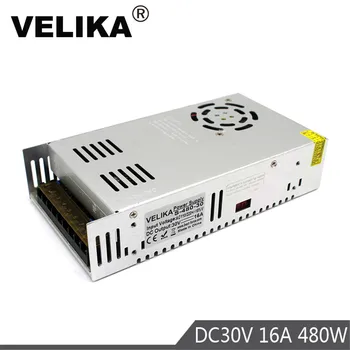 Switching power supply DC 30V 16A 480W SMPS Transformers 220V 110V AC-DC Power Supplies for Led Light Lamp CCTV 3D Print Stepper
Switching power supply DC 30V 16A 480W SMPS Transformers 220V 110V AC-DC Power Supplies for Led Light Lamp CCTV 3D Print Stepper
