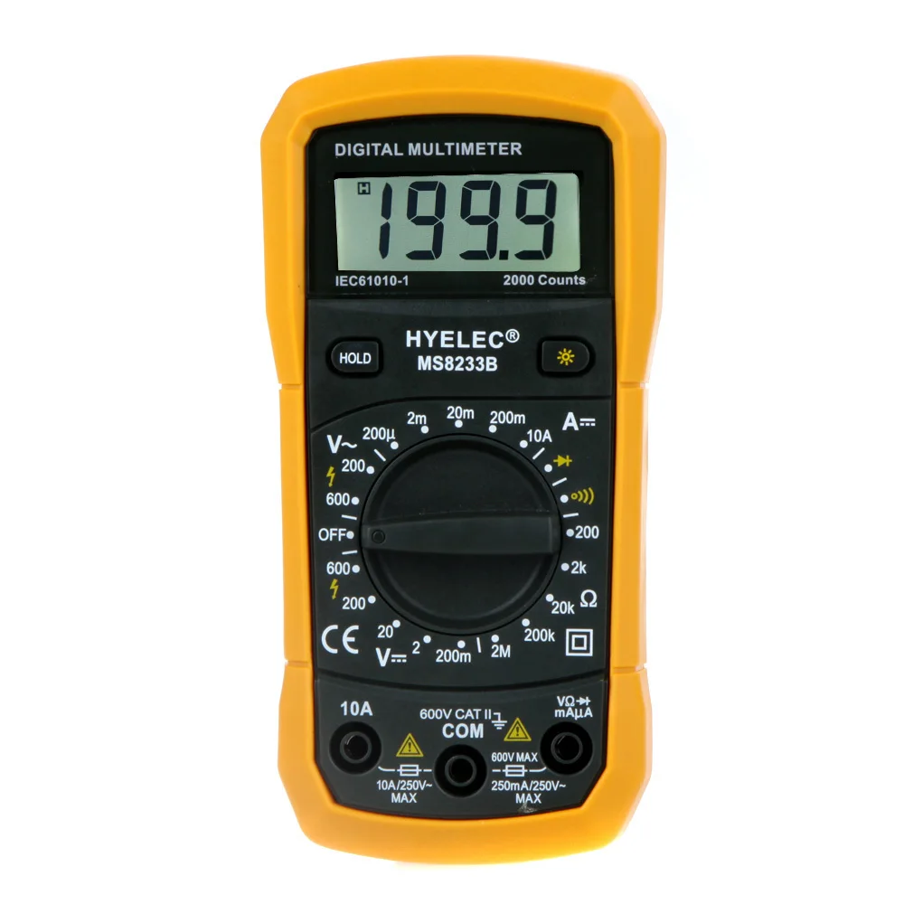 HYELEC MS8233B LCR Meter Multifunction Mini Digital Multimeter Light Multimetro Professional Ammeter Multitester
HYELEC MS8233B LCR Meter Multifunction Mini Digital Multimeter Light Multimetro Professional Ammeter Multitester